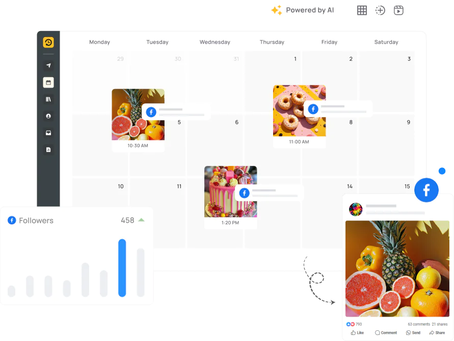Facebook post scheduler