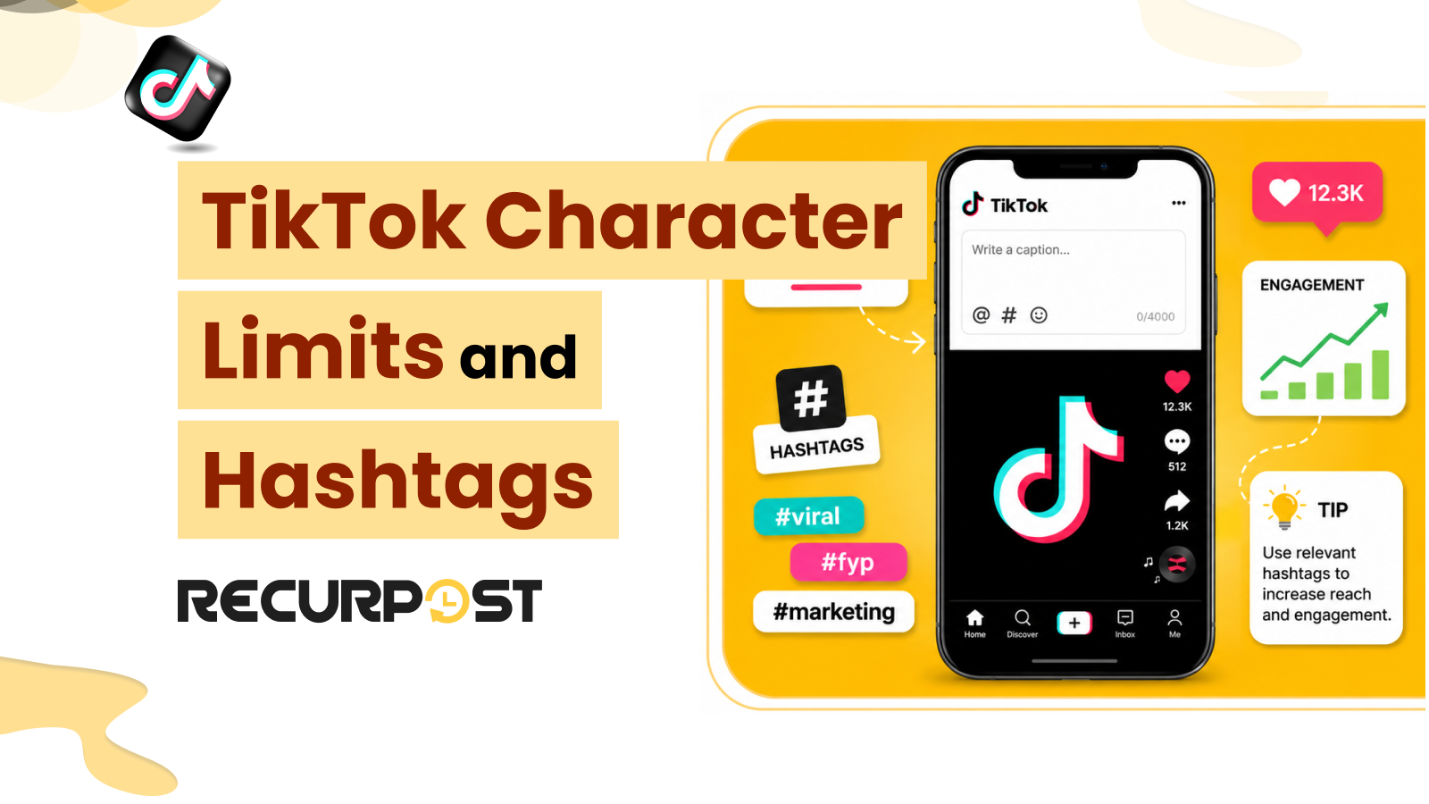 TikTok Character Limits and Hashtags